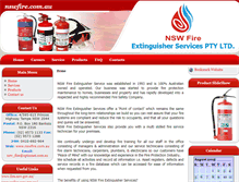 Tablet Screenshot of nswfire.com.au